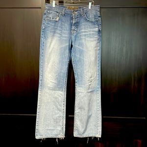 Mens BKE Tyler size 34L (34x34) relaxed Bootcut jeans